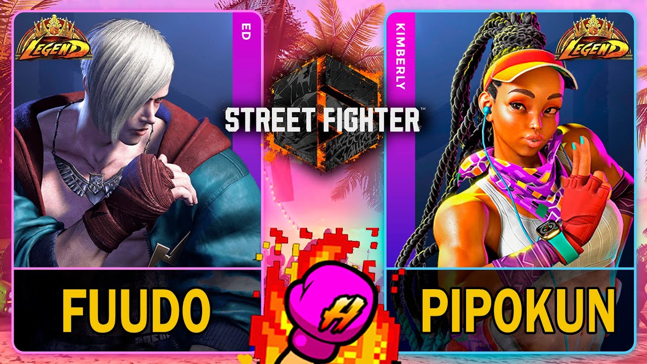 SF6 Фуудо (ED) против Пипокуна (Кимберли)🥊Street Fighter 6🥊スト6🥊4K 60ᶠᵖˢ