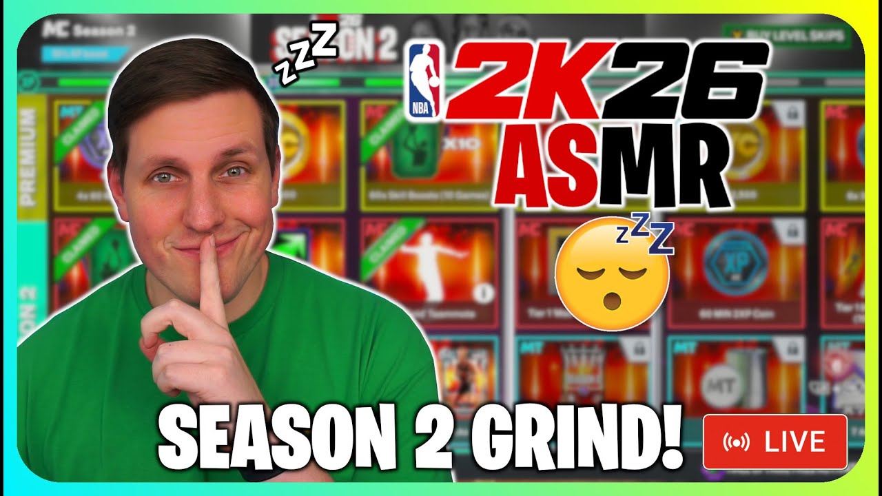 (ASMR) NBA 2K26 To Help You SLEEP | Season 2 Grind!