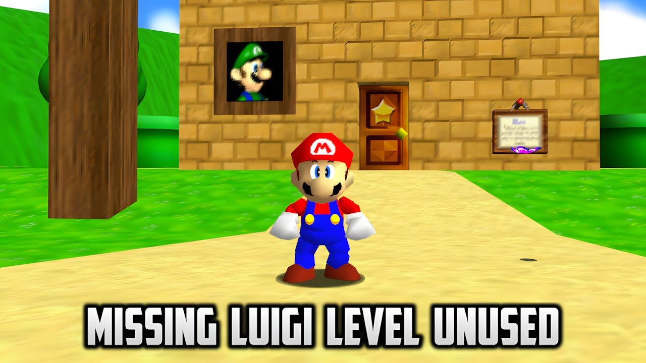 ⭐ Super Mario 64: Missing Luigi Level Unused - Longplay
