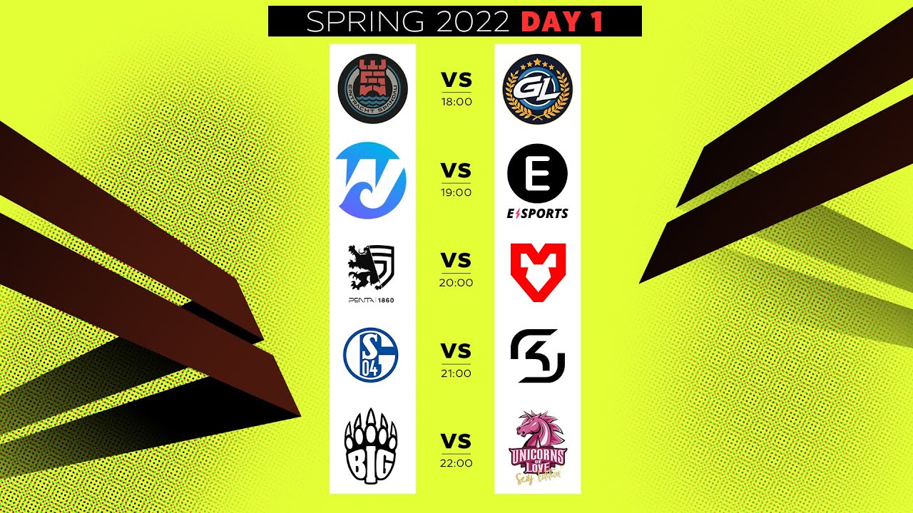 Strauss Prime League - Spring Split 2022 - Division 1 (ehem. Pro Division) - Tag 1
