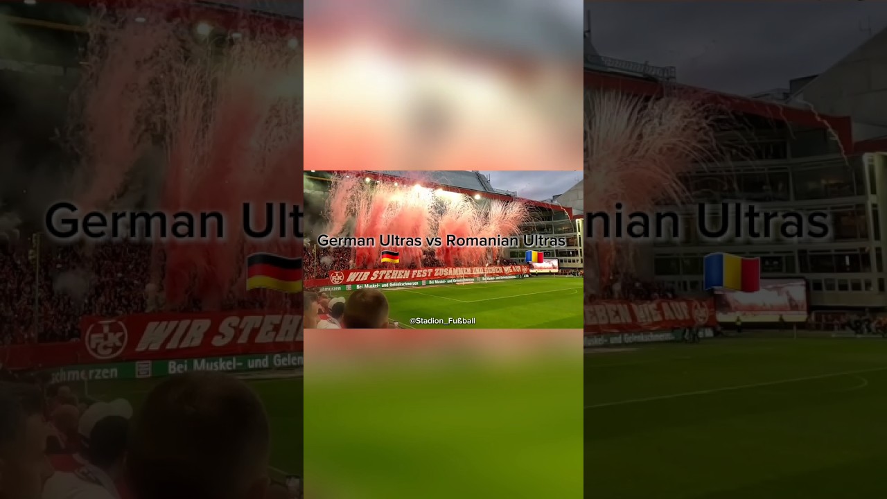 🔥🔥German Ultras🇩🇪 vs 🇷🇴Romanian Ultras P.16 #football #shorts #edits #germany #ultras #bundesliga