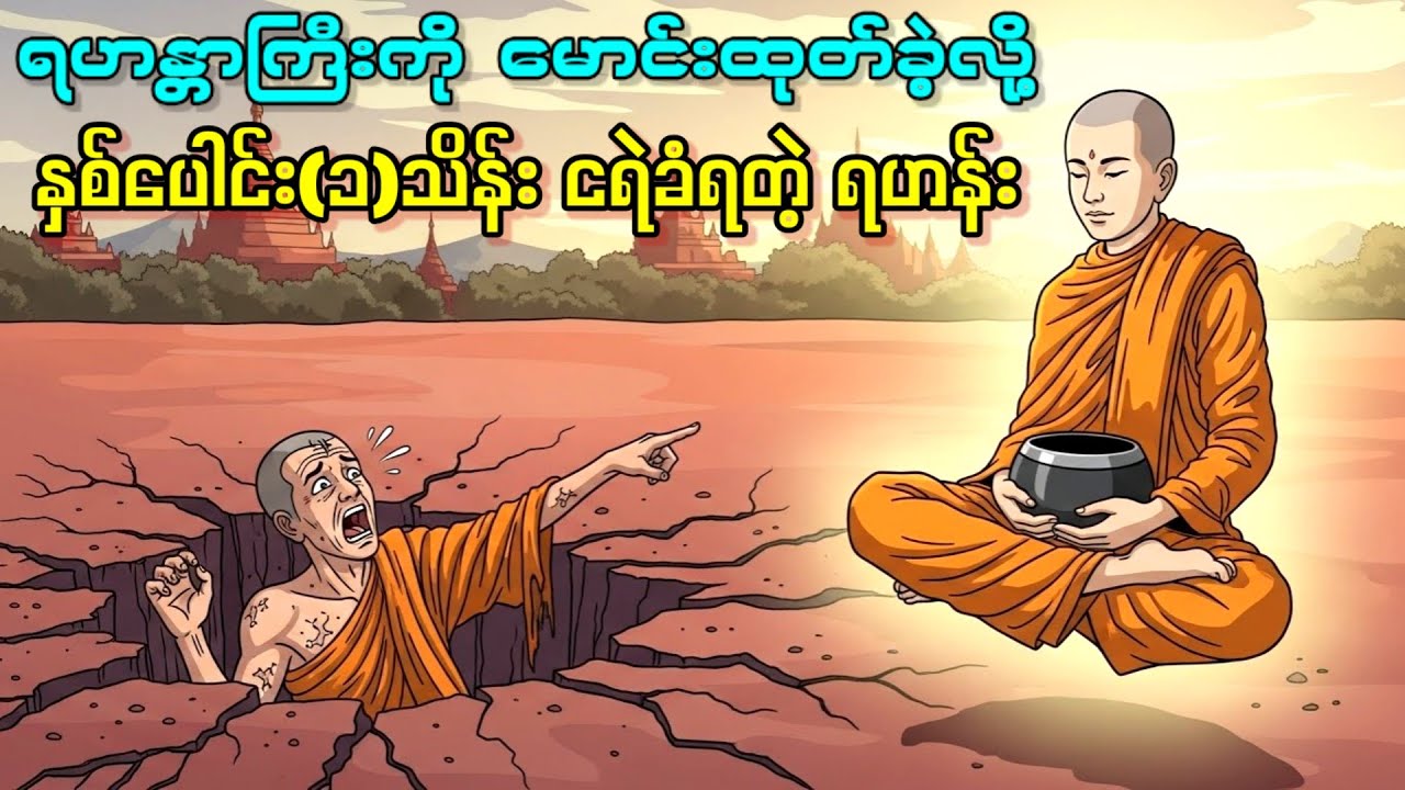 ရဟန္တာကြီးကို မောင်းထုတ်ခဲ့လို့ နှစ်ပေါင်း(၁)သိန်း ငရဲခံရတဲ့ ရဟန်း