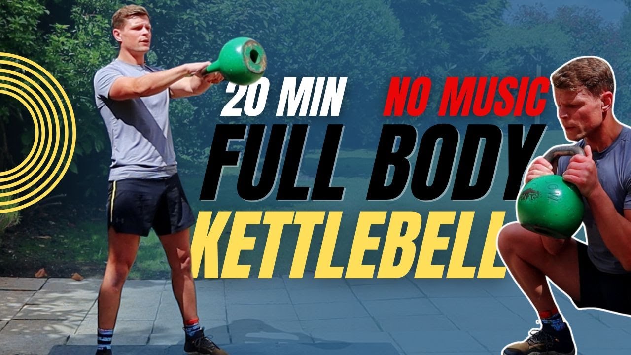 20 min Full Body Kettlebell Workout for Strength and Fat Loss