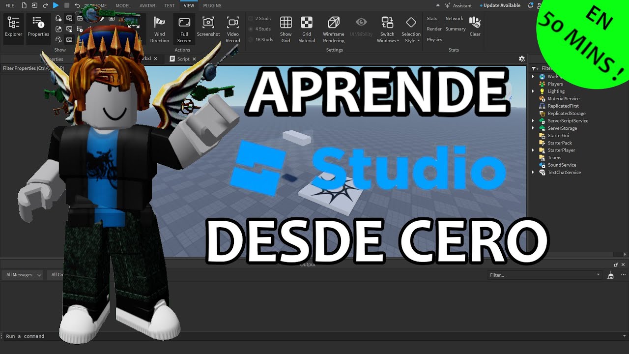 Cómo usar Roblox Studio y Aprender a programar y a hacer juegos desde CERO