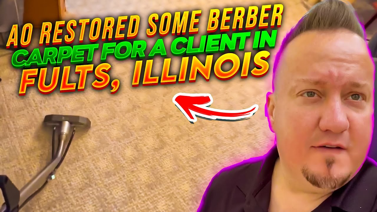 ￼ AO restored some Berber carpet for a client in Fults, Illinois | booked on the spot&hellip; ￼5⭐️✨ WOW!