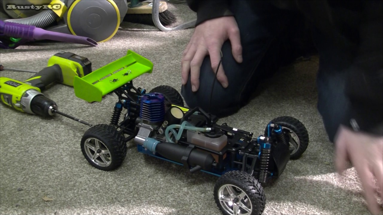 BackWash RC Buggy First Start Up - RustyRC