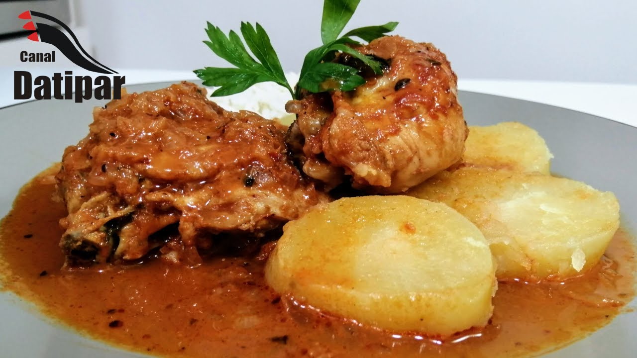 POLLO ADOBADO JUGOSO Y SABROSO