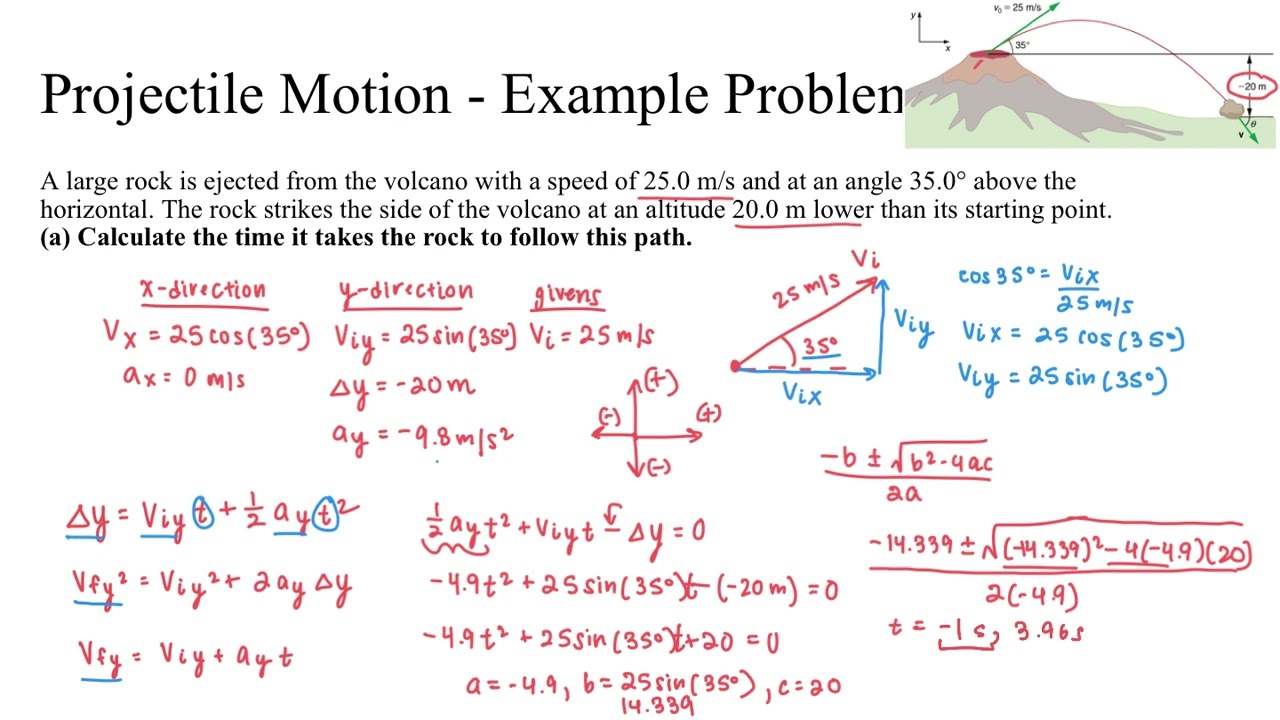 Projectile Motion Part 2