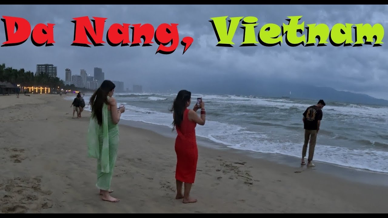 🇻🇳 Дананг, Вьетнам! Пляж вечером