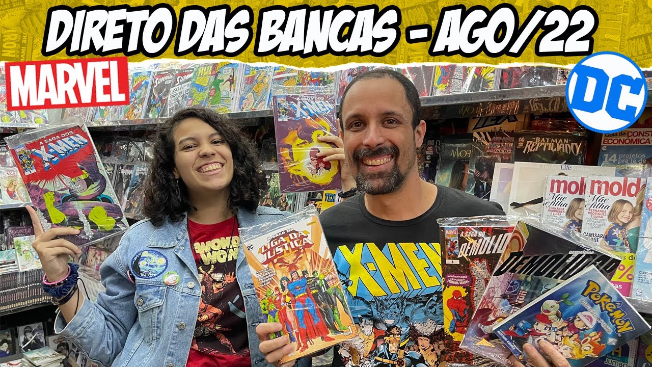 DIRETO DAS BANCAS - AGOSTO/22 - Lançamentos em quadrinhos @paninicomicsbrasil: Marvel, DC, Mangás, etc