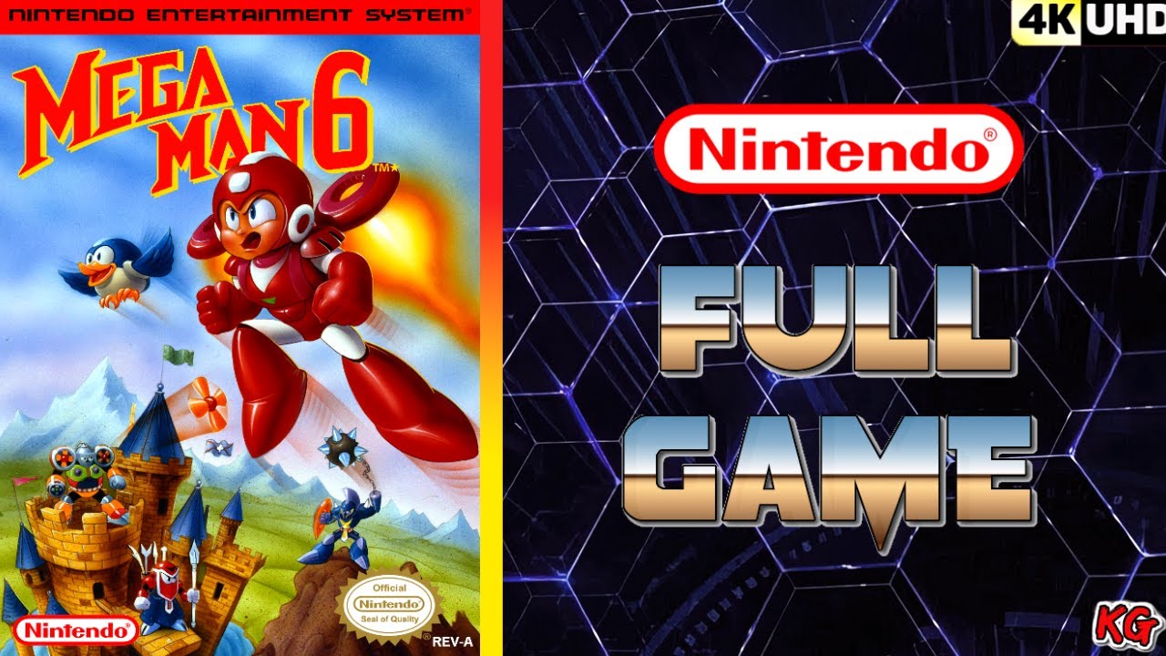Mega Man 6 [NES] Gameplay Walkthrough FULL GAME🔴