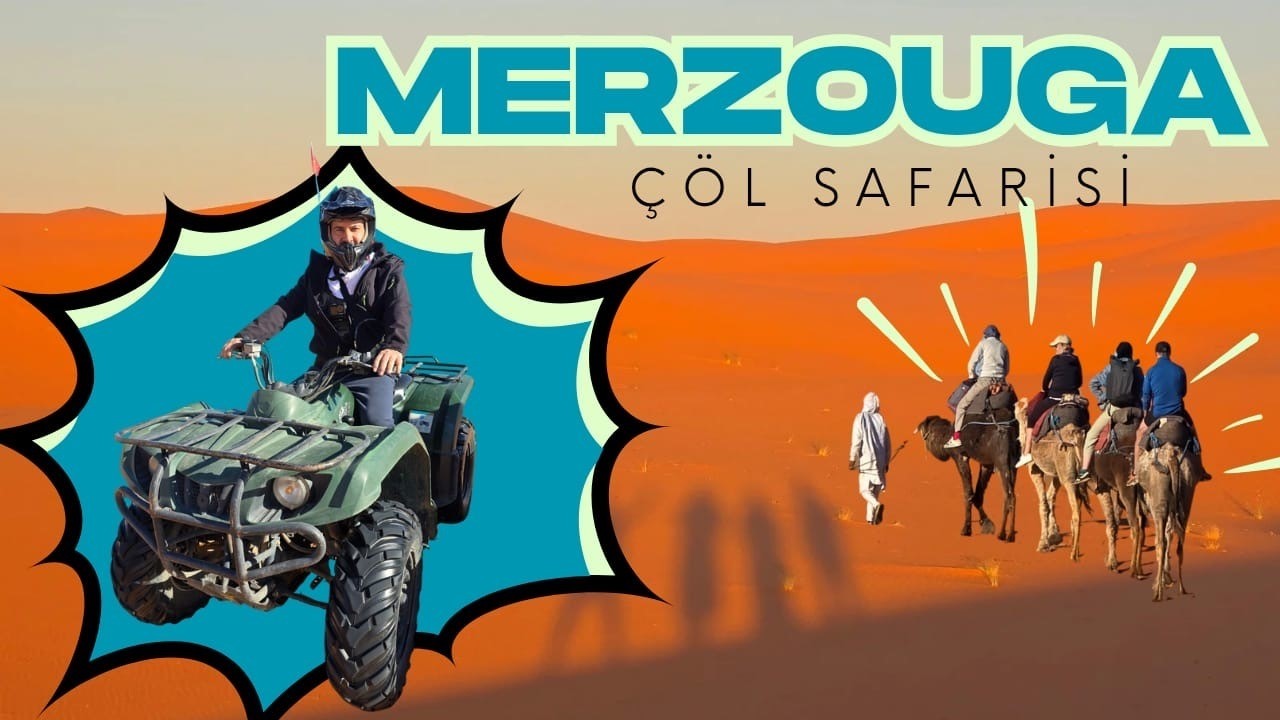 Fas Merzouga Sahra &Ccedil;&ouml;l&uuml;nde Safari Turu  | 9 G&uuml;nde Fas 🇲🇦