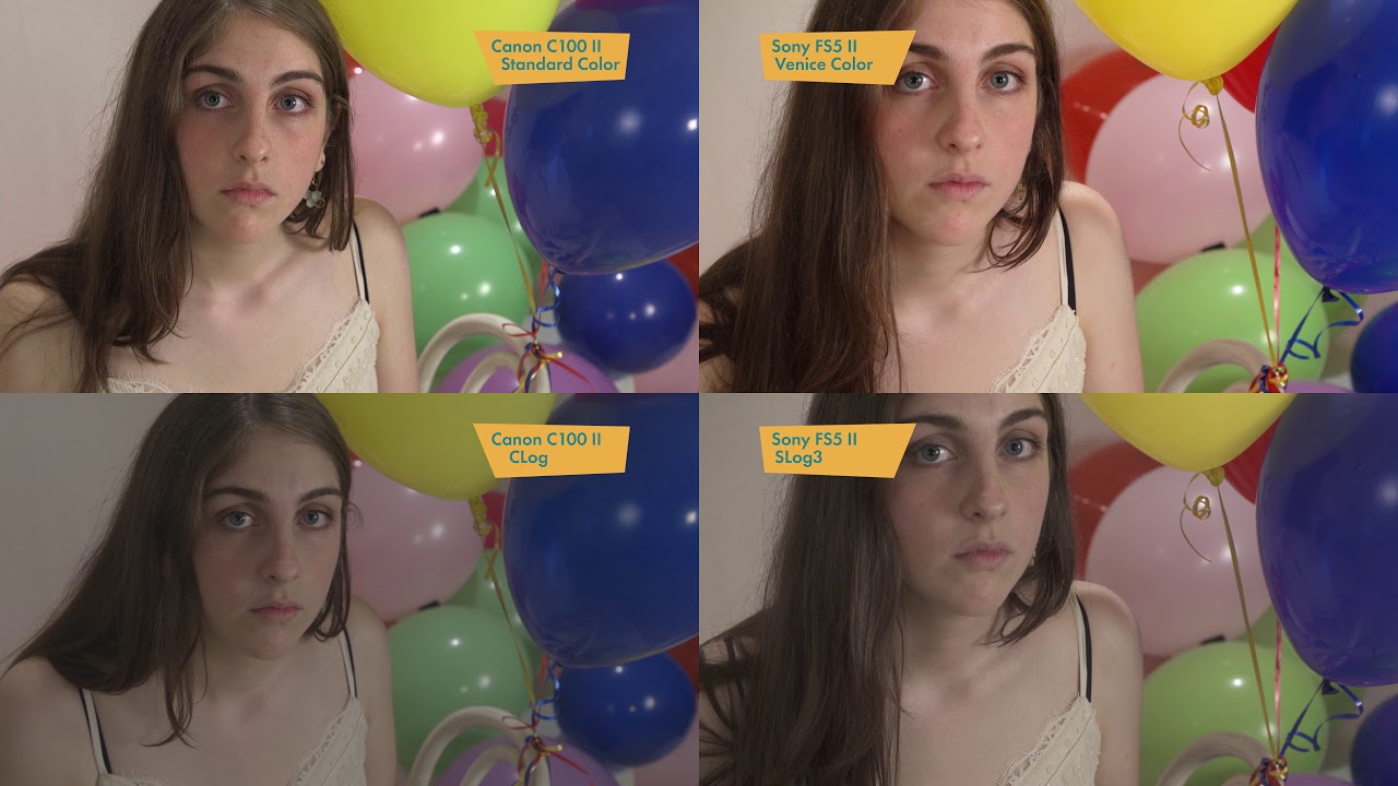 Canon C100 Mark II VS Sony FS5 Mark II - Color and Skin Tone Comparison - Octopi Media (2018)