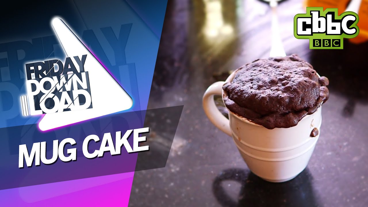 How to make a cake in a cup with Harvey - CBBC Friday Download