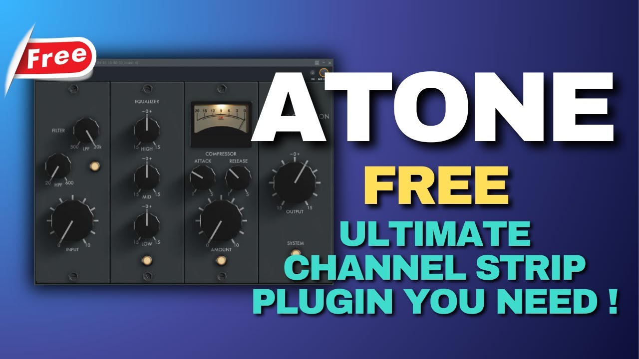 Analog obsession's New Free Channel Strip Plugin | Quick Review