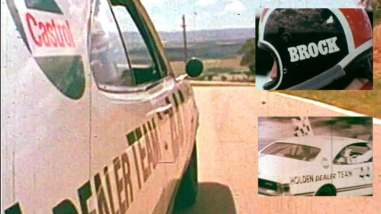 Питер Брок управляет победителем гонок Bathurst HDT Monaro 1969 года