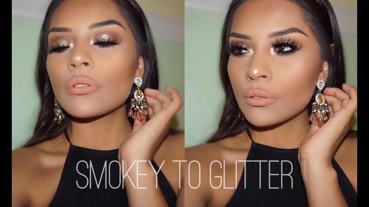Smokey to Glitter Prom Makeup Tutorial | Sarahy Delarosa