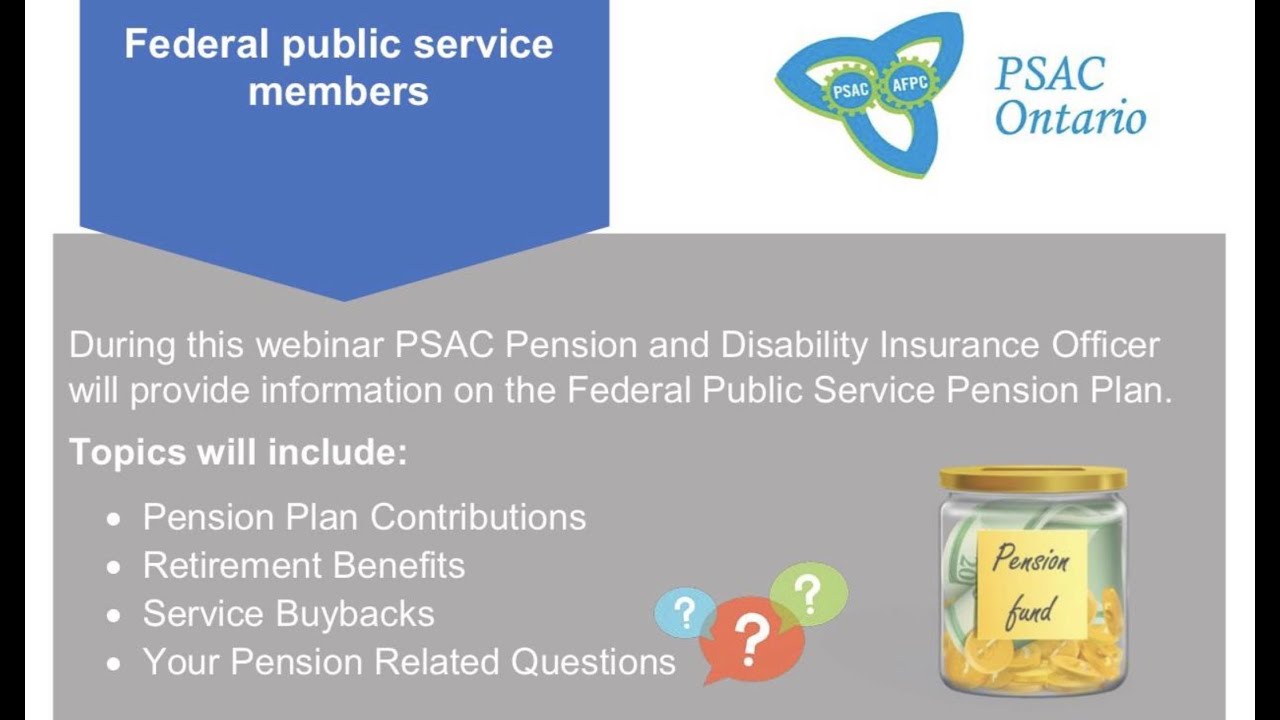 Federal Public Service Pension Plan - What You Should Know