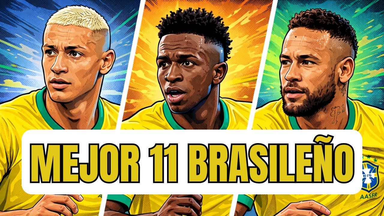 Mejor 11 Brasileño según la IA de la historia