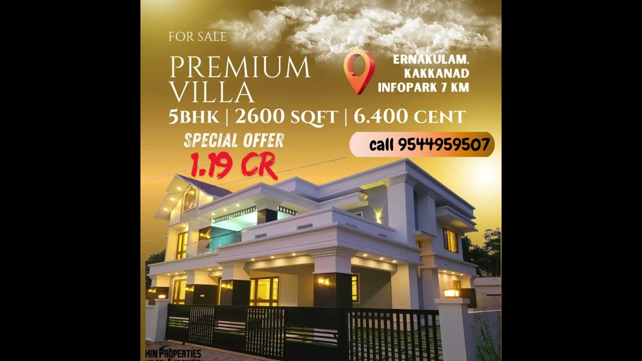 Villa for sale in kakkanad Kochi Ernakulam