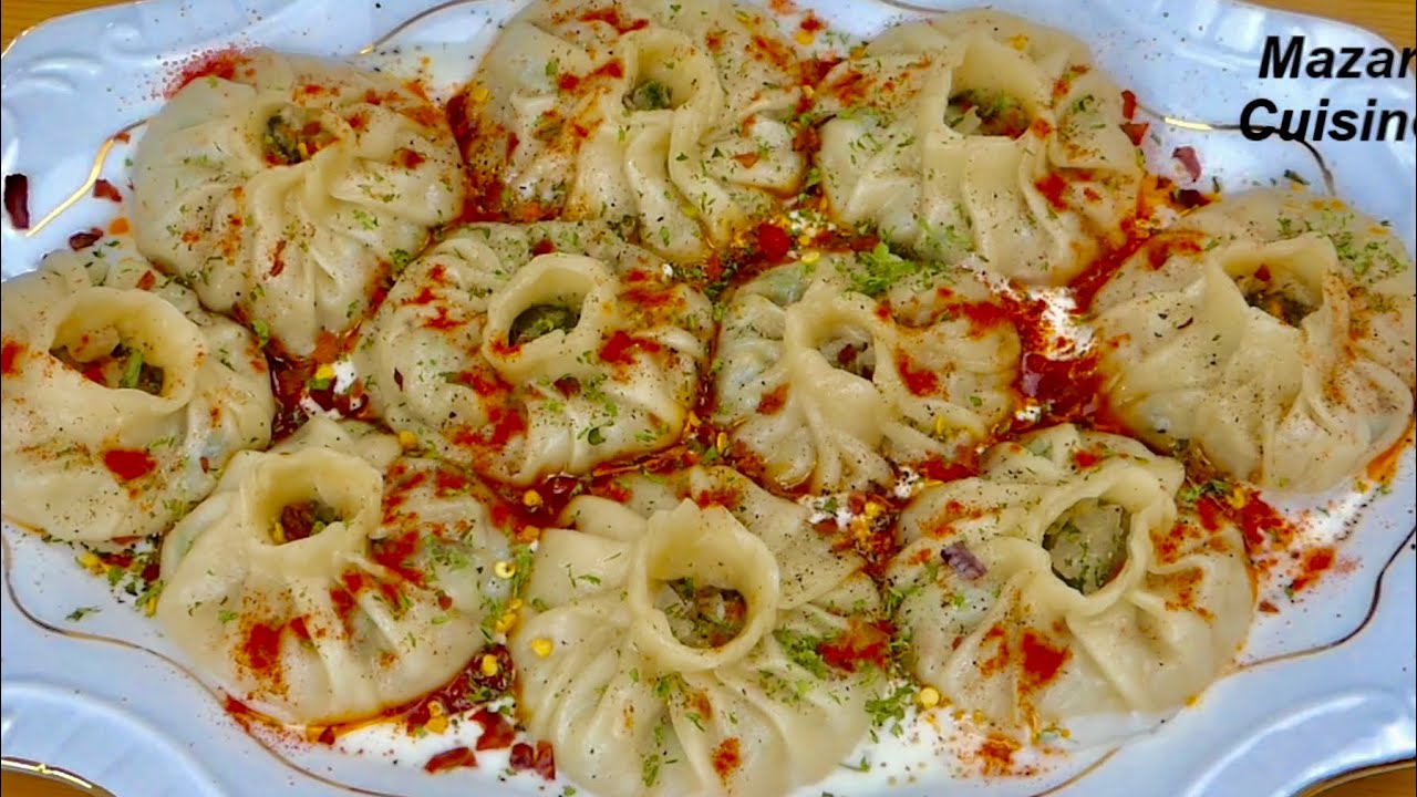 Manto Pyazi منتوی پیازی به شکل کاملا متفاوت&zwnj; Veg Momos Recipe