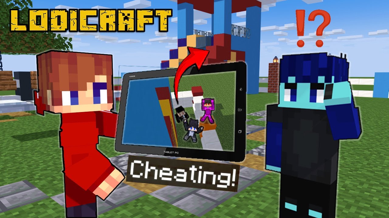 Using SECURITY CAMERAS To Cheat in Minecraft Hide And Seek