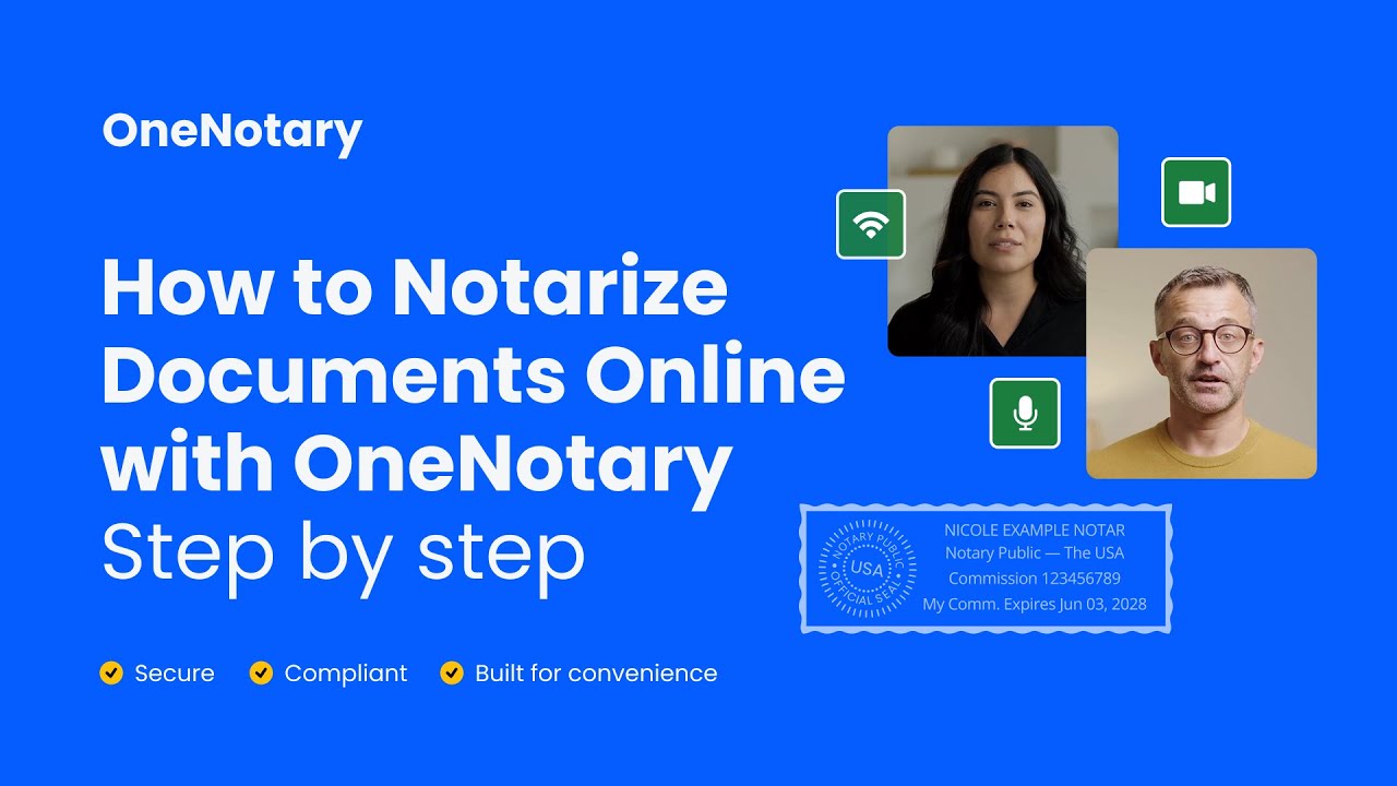Как заверить документы онлайн с помощью OneNotary: пошаговая инструкция