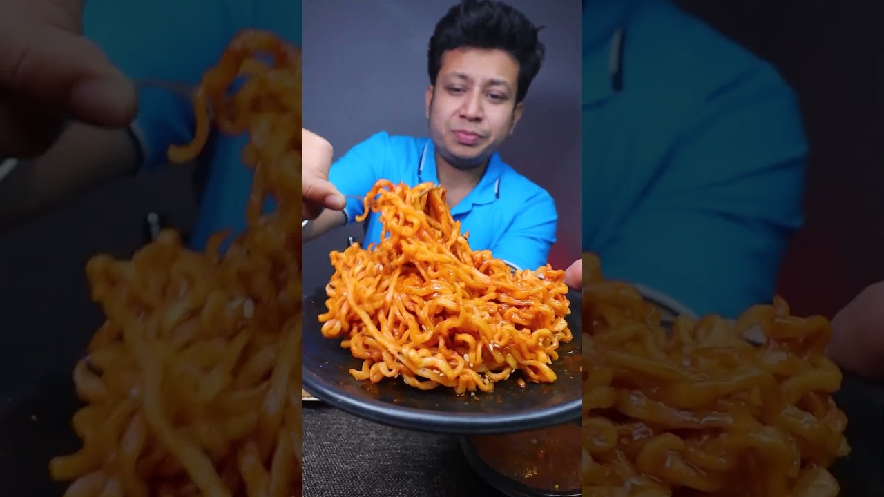 Trying Top 3 Spicy Foods at a Time🌶🥵 #ytshorts #shorts