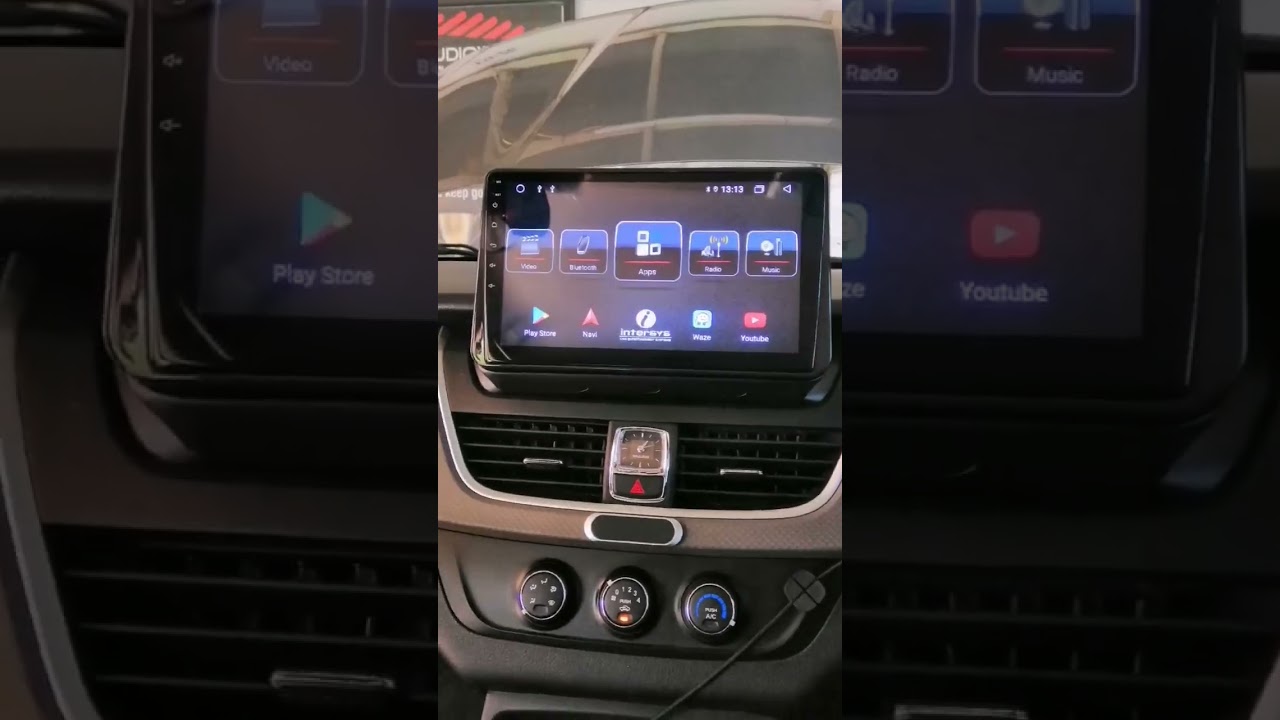 HEADUNIT ANDROID WULING CORTEZ - INTERSYS ANDROID QLED SCREEN