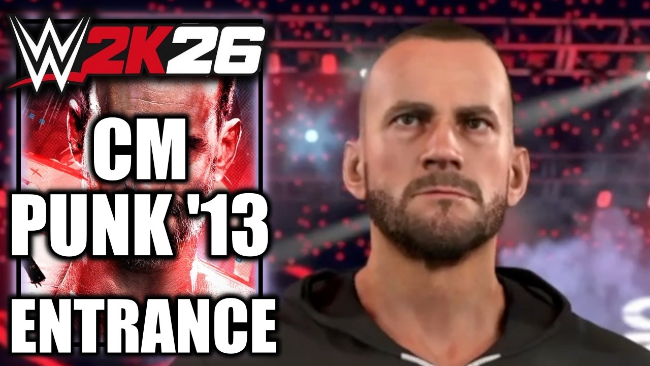 WWE 2K26 CM Punk ’13 Entrance Cinematic