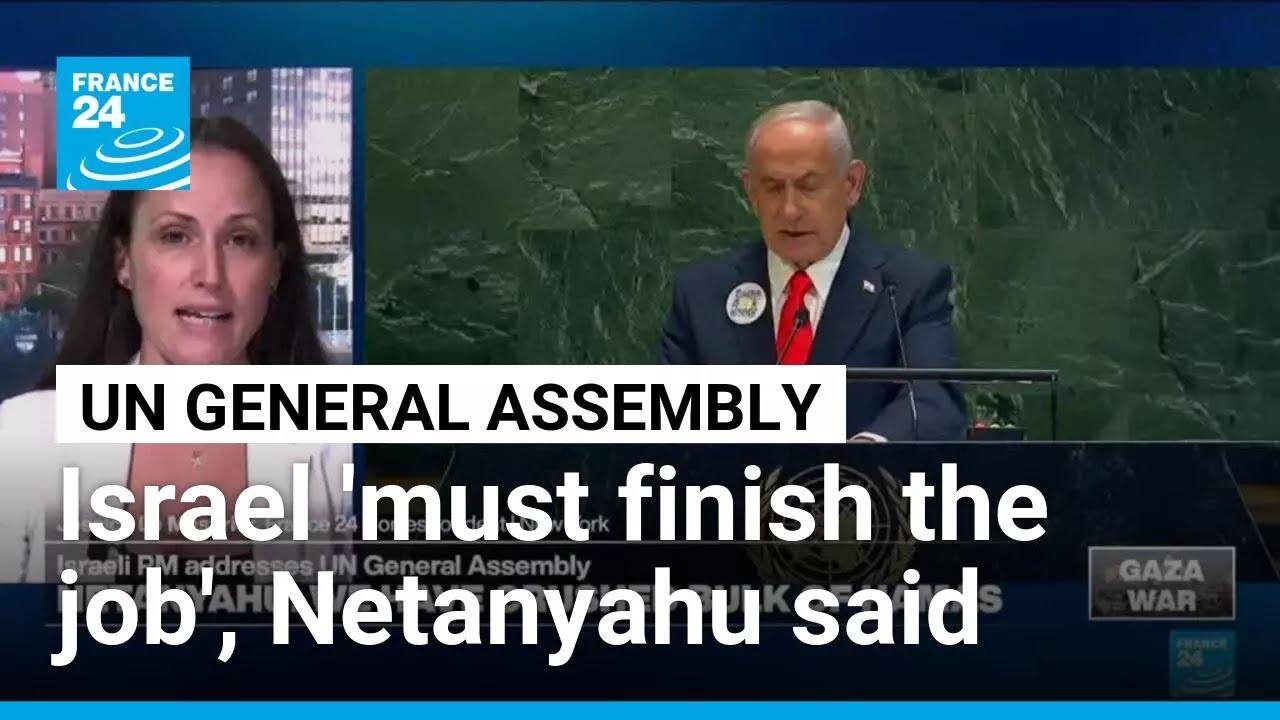 Takeaways from Benjamin Netanyahu's speech at the UN General Assembly &bull; FRANCE 24 English