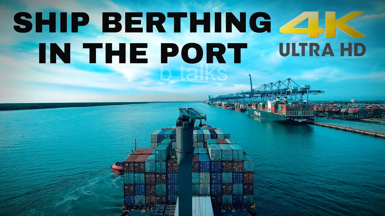 NYK MARIA / Container Ship Berthing In Malaysia Port Klang l Mind-blowing 4k video l Don't miss