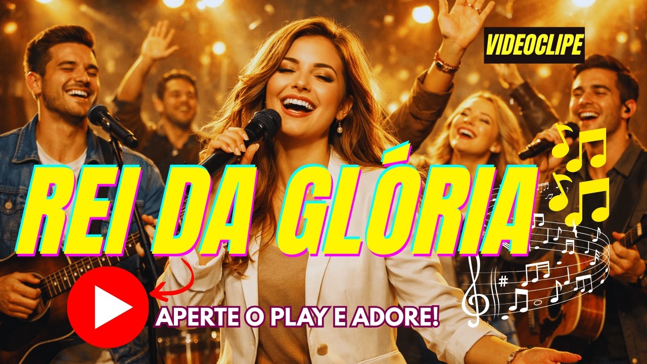 REI DA GLÓRIA 🔥 | Salmo 24 Cantado com Poder | Juventude em Chamas Adorando ao Rei! #jesus