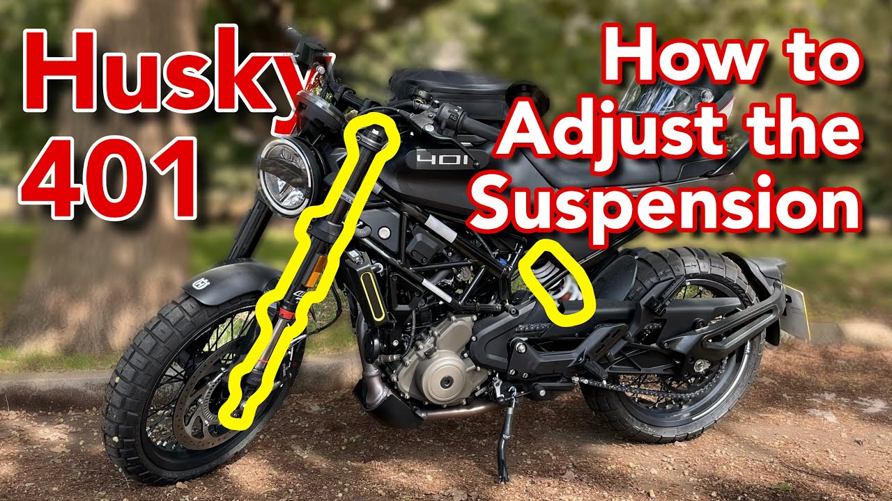 #30 How To Adjust The Suspension - Svartpilen 401