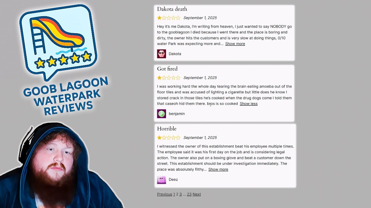 CaseOh Reacts To His Waterpark's Online Reviews