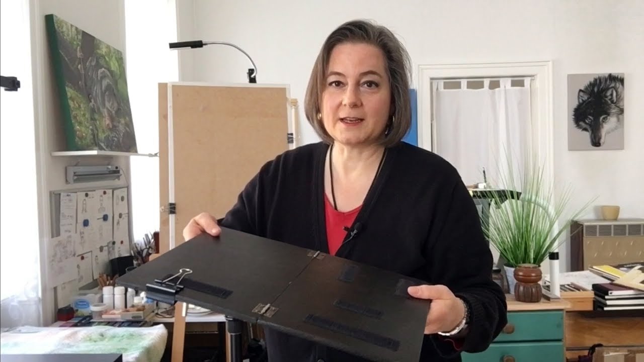 DIY Mein Reisestativ zum Malen und Zeichnen
