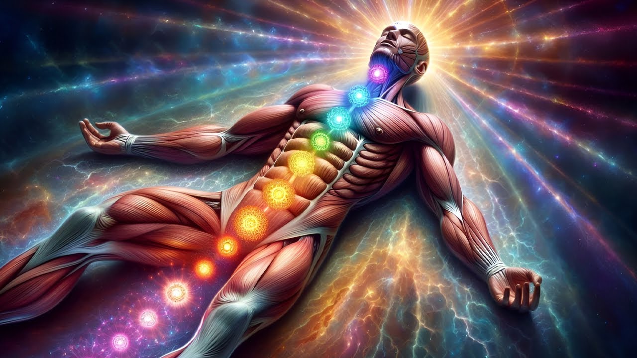 Meditative Sleep: Aura Recovery, Negative Energy Detox, 7 Chakra Activation [999 Hz]             194