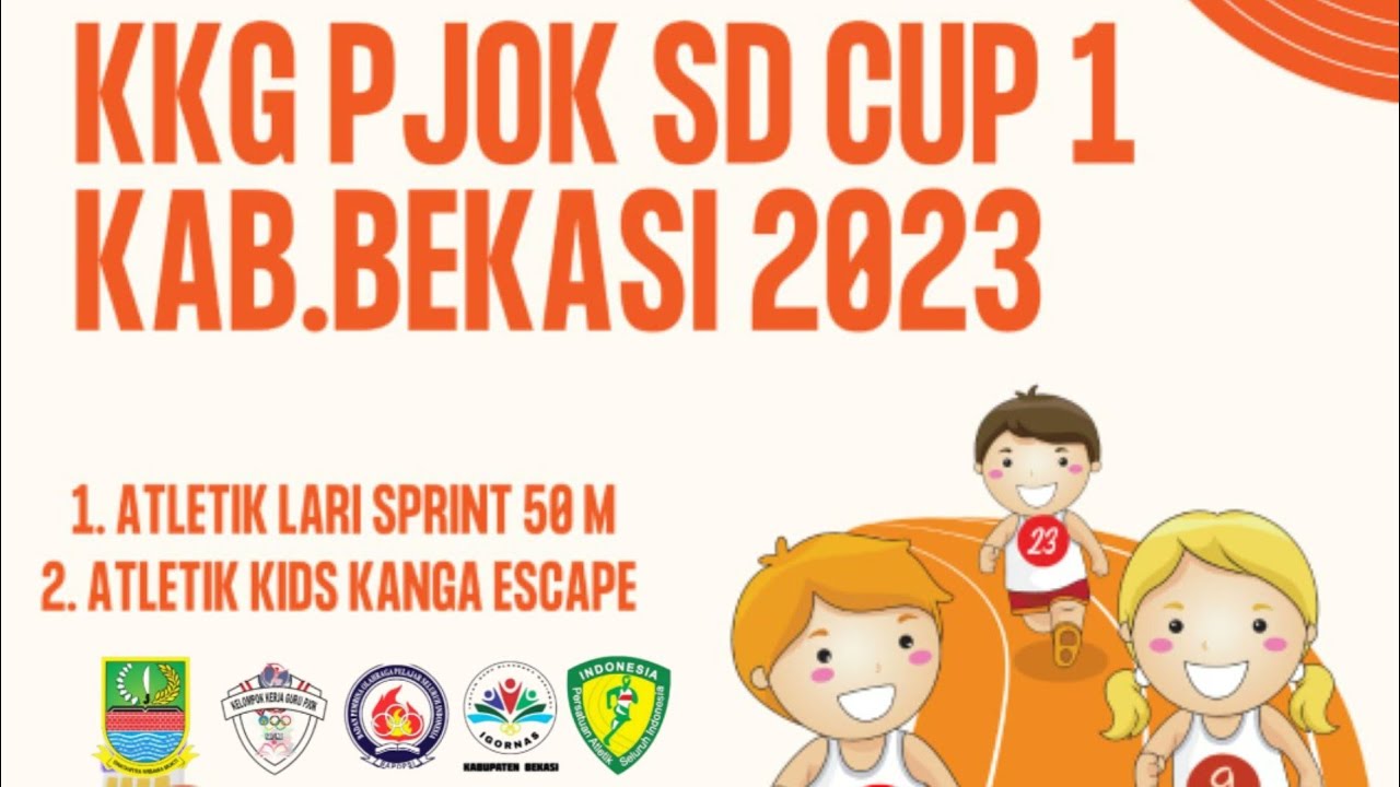 Atletik Lari 50 M❗Kanga escape ❗KKG PJOK SD Kab.Bekasi Cup 2023 #athletics #Run #kangaescape #lari