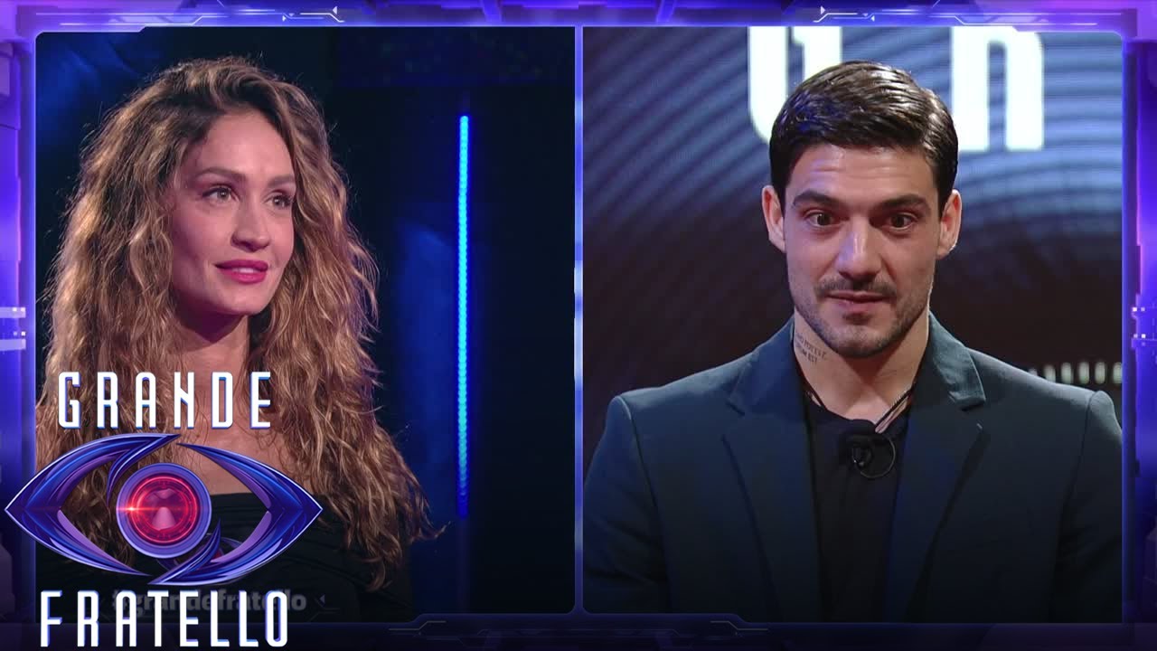 Grande Fratello - Il confronto tra Lorenzo Spolverato ed Helena Prestes