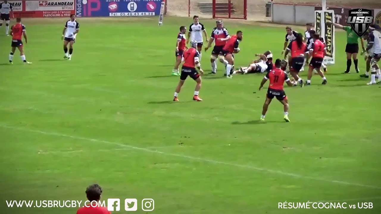 Rugby Fédérale 1 USB Bergerac vs Cognac Highlights