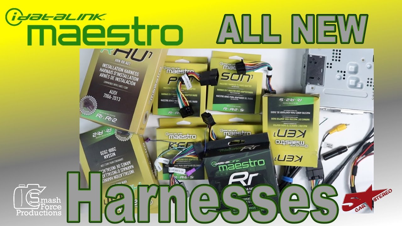 All New designed idatalink Nissan, Audi and Plug and Play speed harnesses