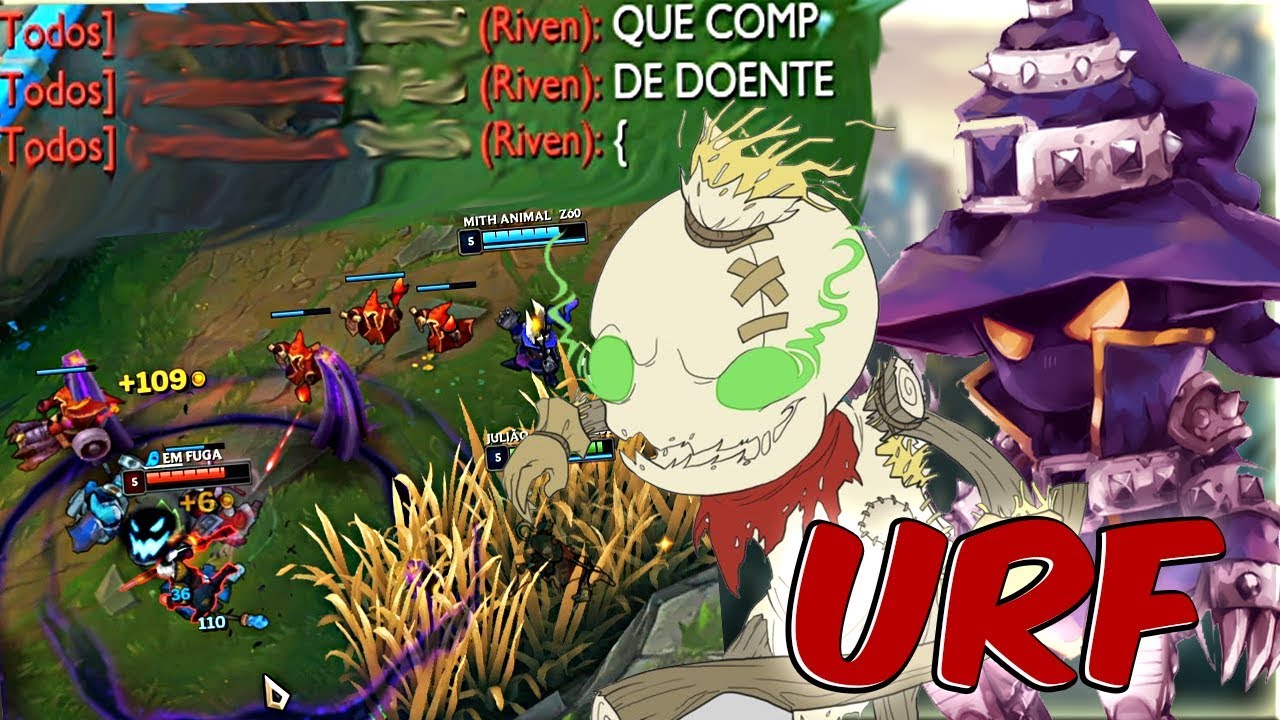 EU NUNCA MAIS VOU JOGAR URF! - VEIGAR E FIDDLESTICKS (COMBO DO TILTE)