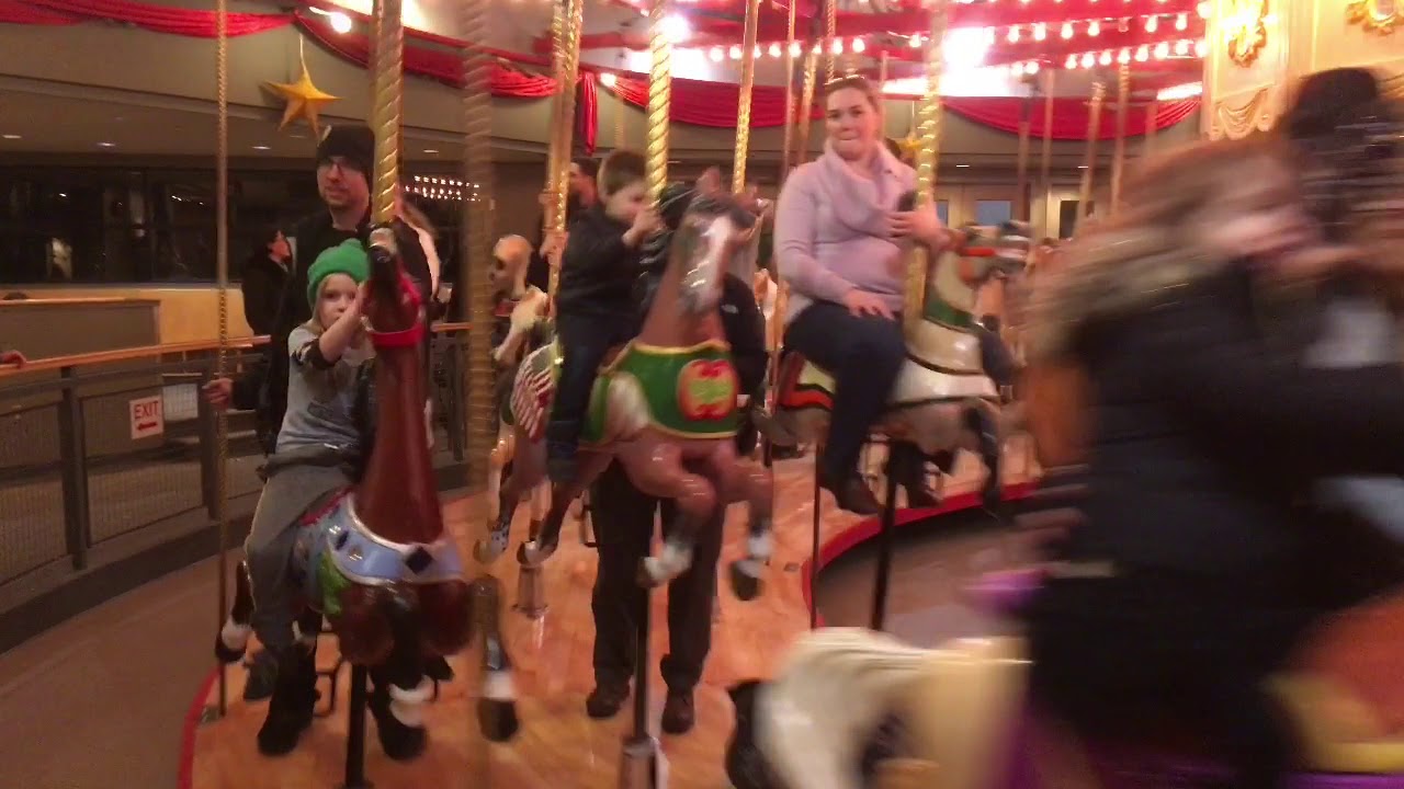 Carousel at Burnaby Village Museum. Sun. 30, Dec. 2018.
