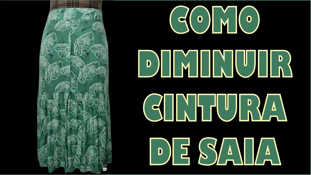 COMO DIMINUIR CINTURA DE SAIA COM ZIPER