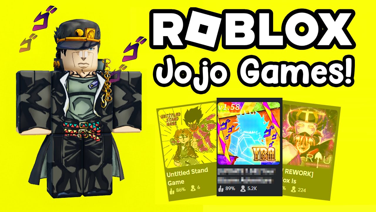 Top 5 BEST Roblox Jojo Games (2026)