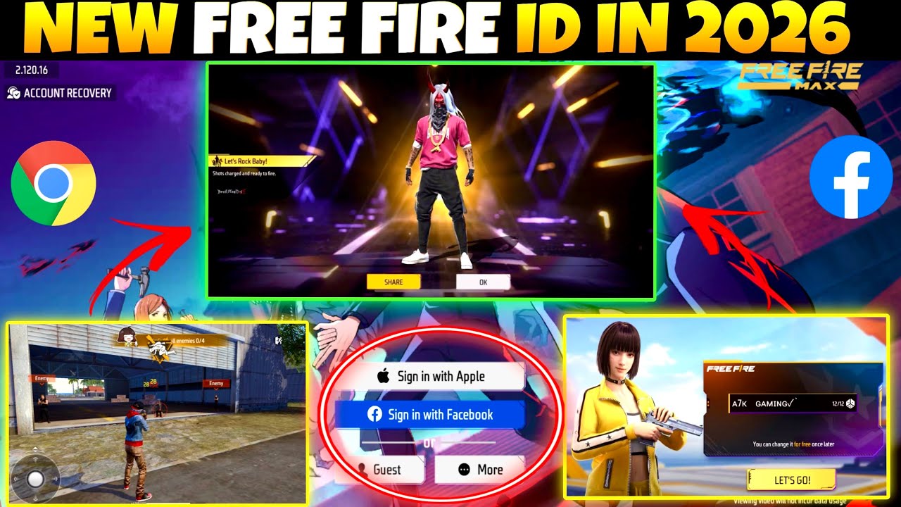New Free Fire ID Kaise Banaye? (2026) | Easy Method 💯 | Free Fire New ID Tutorial for Beginners 