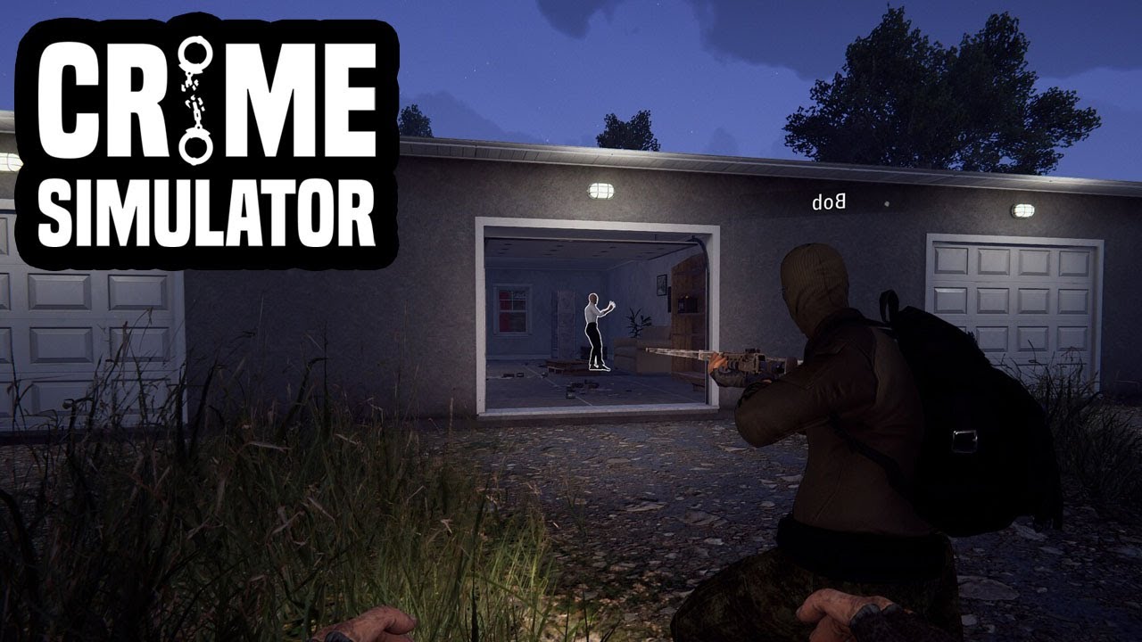Пытаюсь стать профессиональным преступником вместе с @BigBlueBugGaming | Let's Play: Crime Simulator