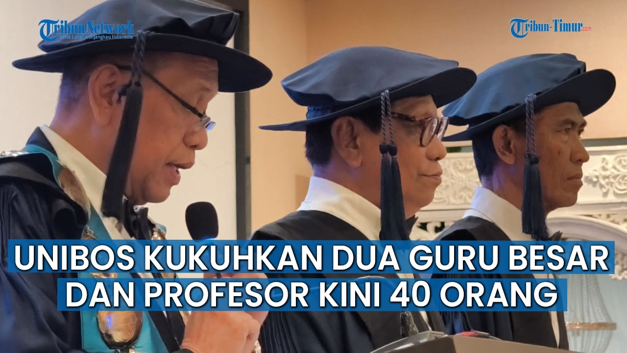 Unibos Kukuhkan Dua Guru Besar dan Jumlah Profesor Kini Capai 40 Orang
