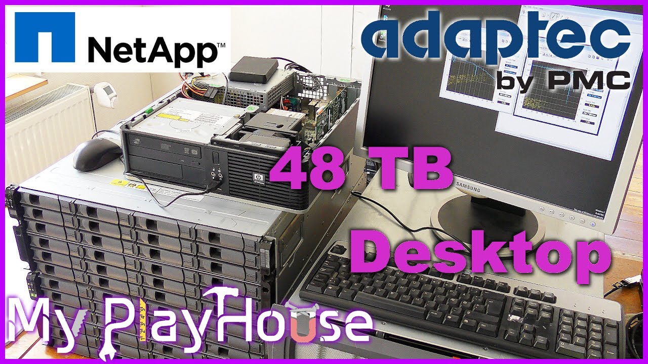 Desktop PC with 48TB on drive D: - 546