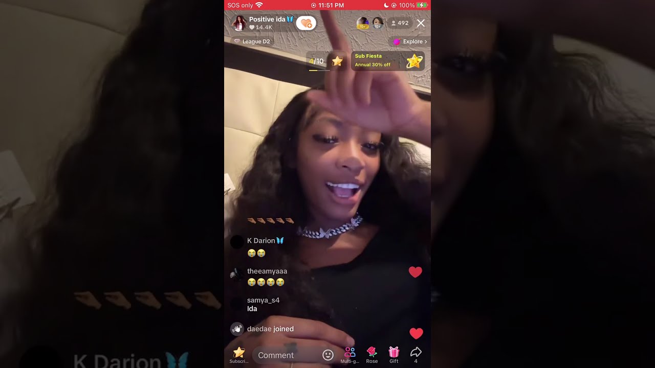Позитивная Ида TikTok Live Часть 2